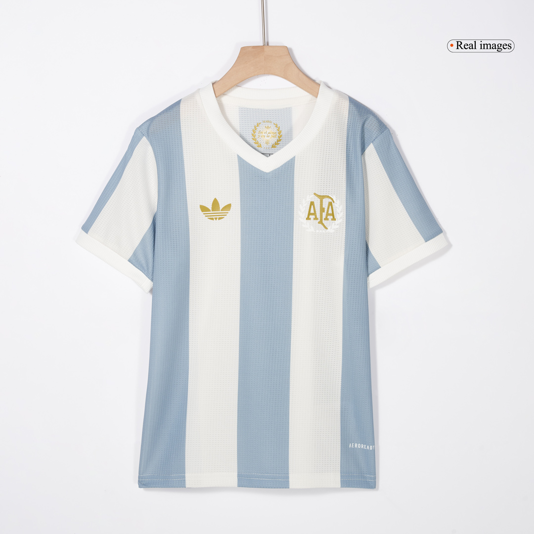Argentina Kids Soccer Jerseys Kit - 50th Anniversary - gogoalshop