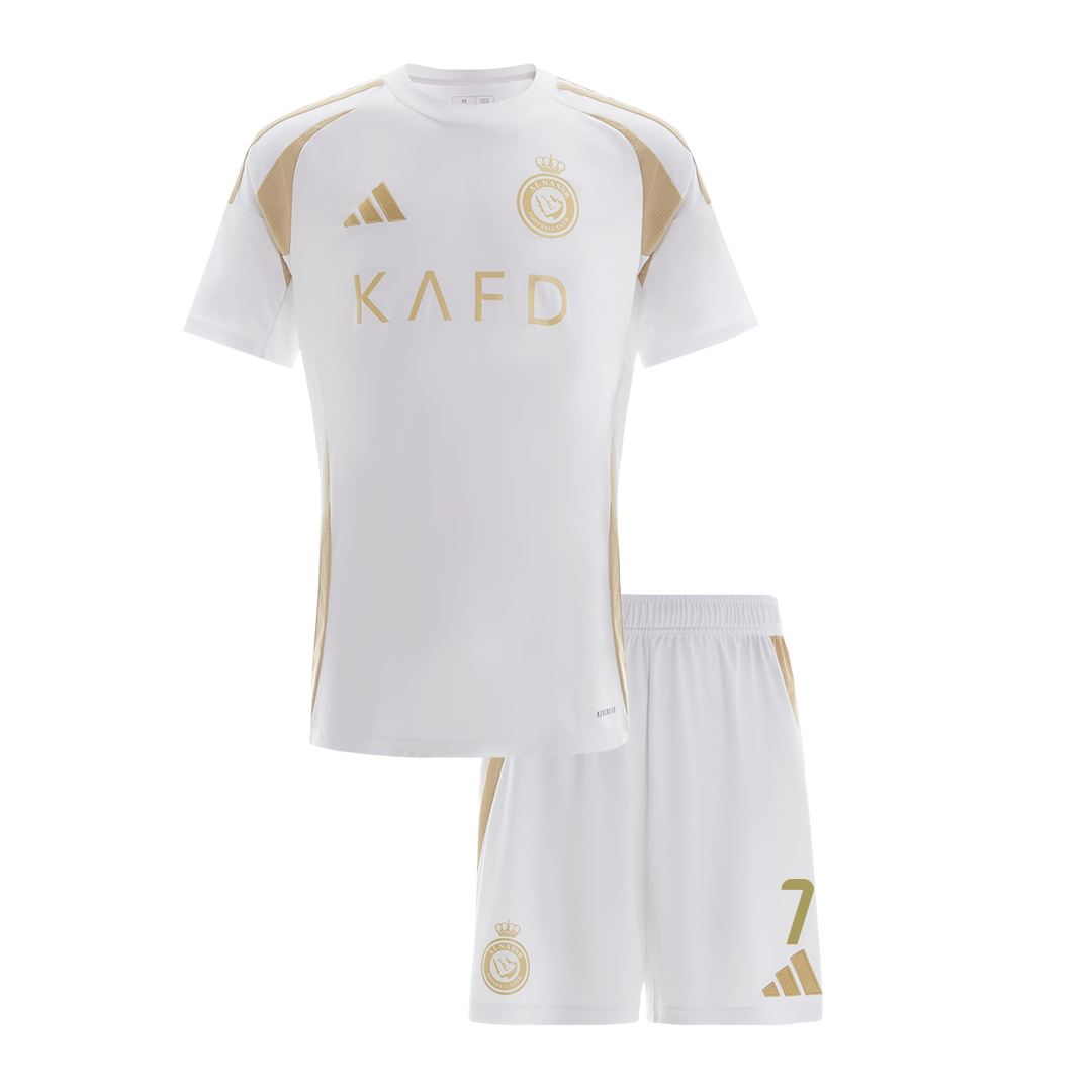 RONALDO #7 Al Nassr Third Away Kids Soccer Jerseys Kit - ACL - gogoalshop
