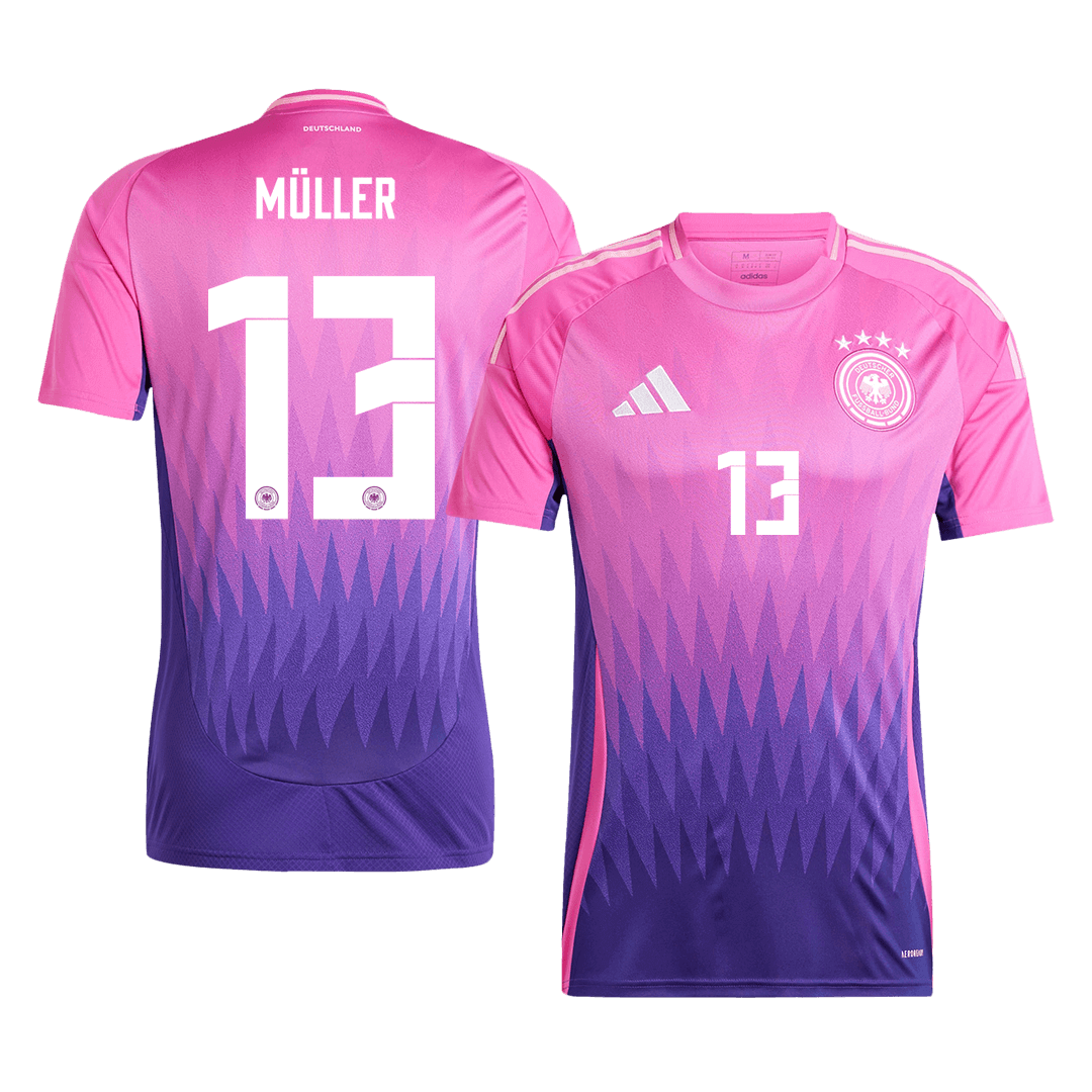 MÜLLER #13 Germany Away Soccer Jersey EURO - gogoalshop