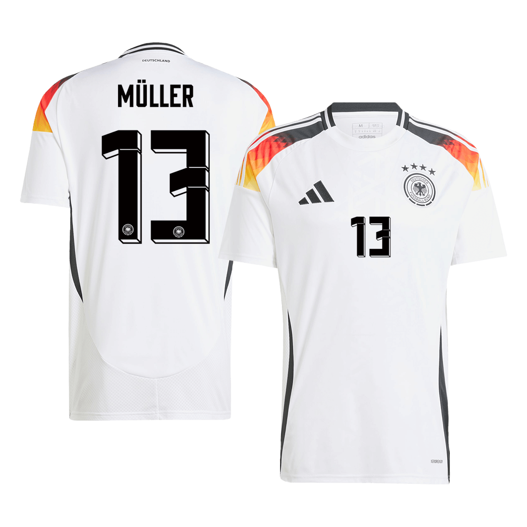 MÜLLER #13 Germany Home Soccer Jersey EURO - gogoalshop
