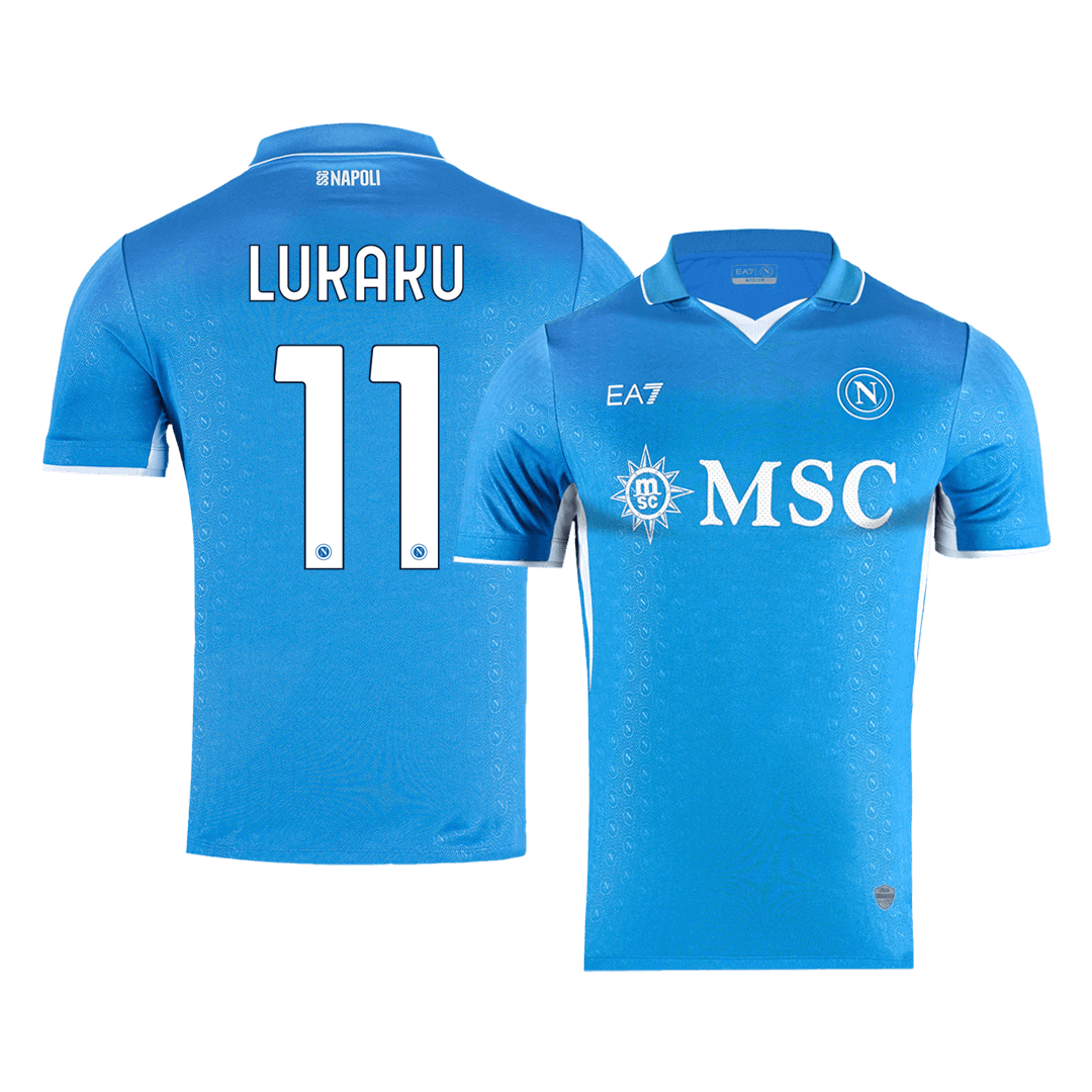 LUKAKU #11 Napoli Home Authentic Soccer Jersey - gogoalshop