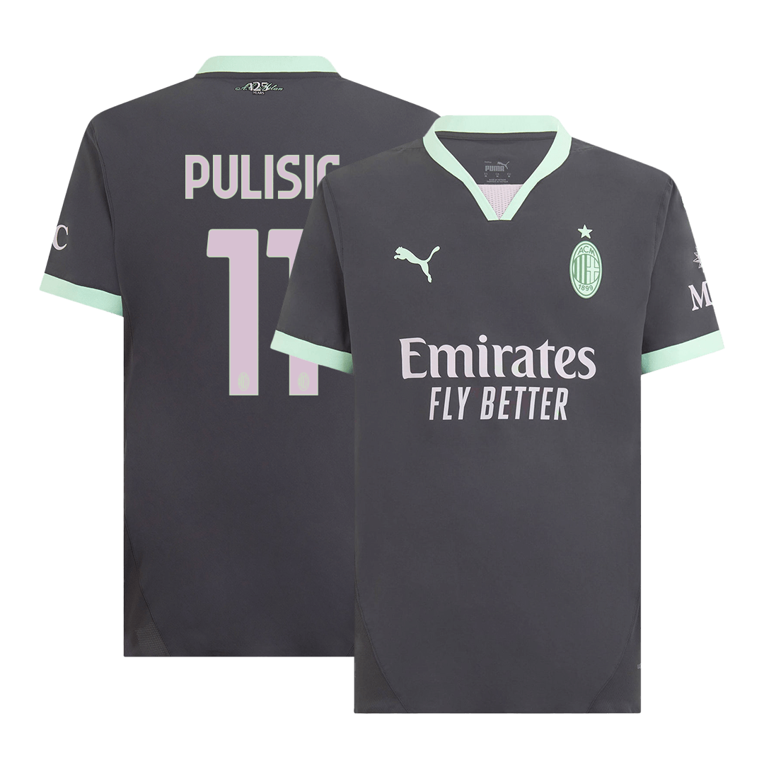 PULISIC #11 AC Milan Third Away Authentic Soccer Jersey - gogoalshop