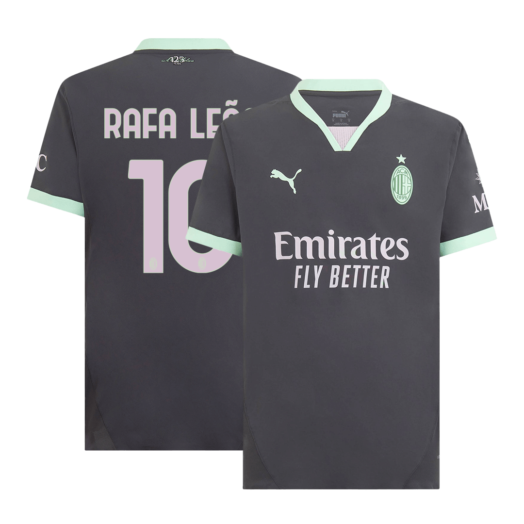 RAFA LEÃO #10 AC Milan Third Away Authentic Soccer Jersey - gogoalshop