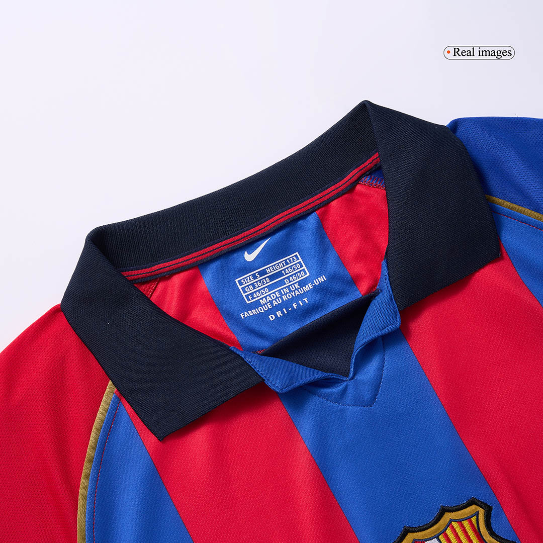 Retro Soccer Jersey RIVALDO #10 Barcelona Home 2001/02 - gogoalshop
