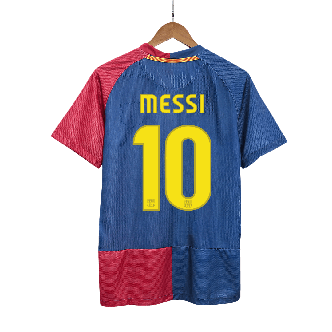 Retro Soccer Jersey MESSI #10 Barcelona Home 2008/09 - UCL Final - gogoalshop