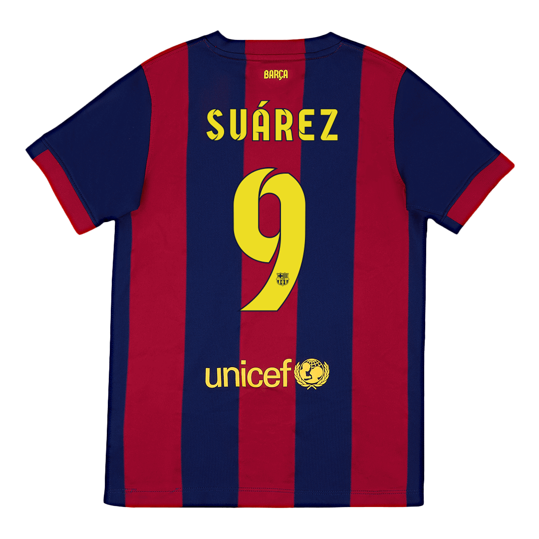 Retro Soccer Jersey SUÁREZ #9 Barcelona Home 2014/15 - gogoalshop