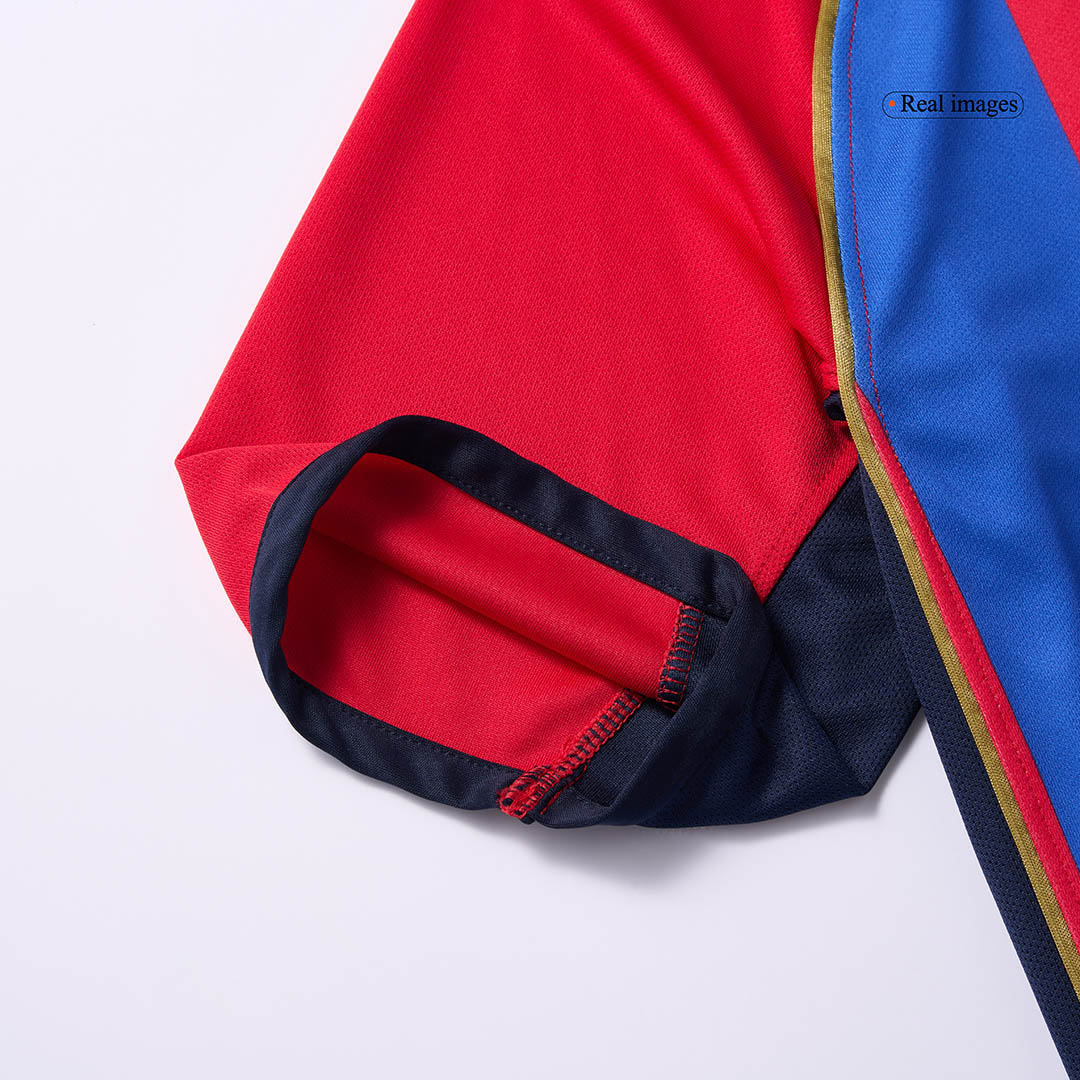 Retro Soccer Jersey XAVI #6 Barcelona Home 2001/02 - gogoalshop