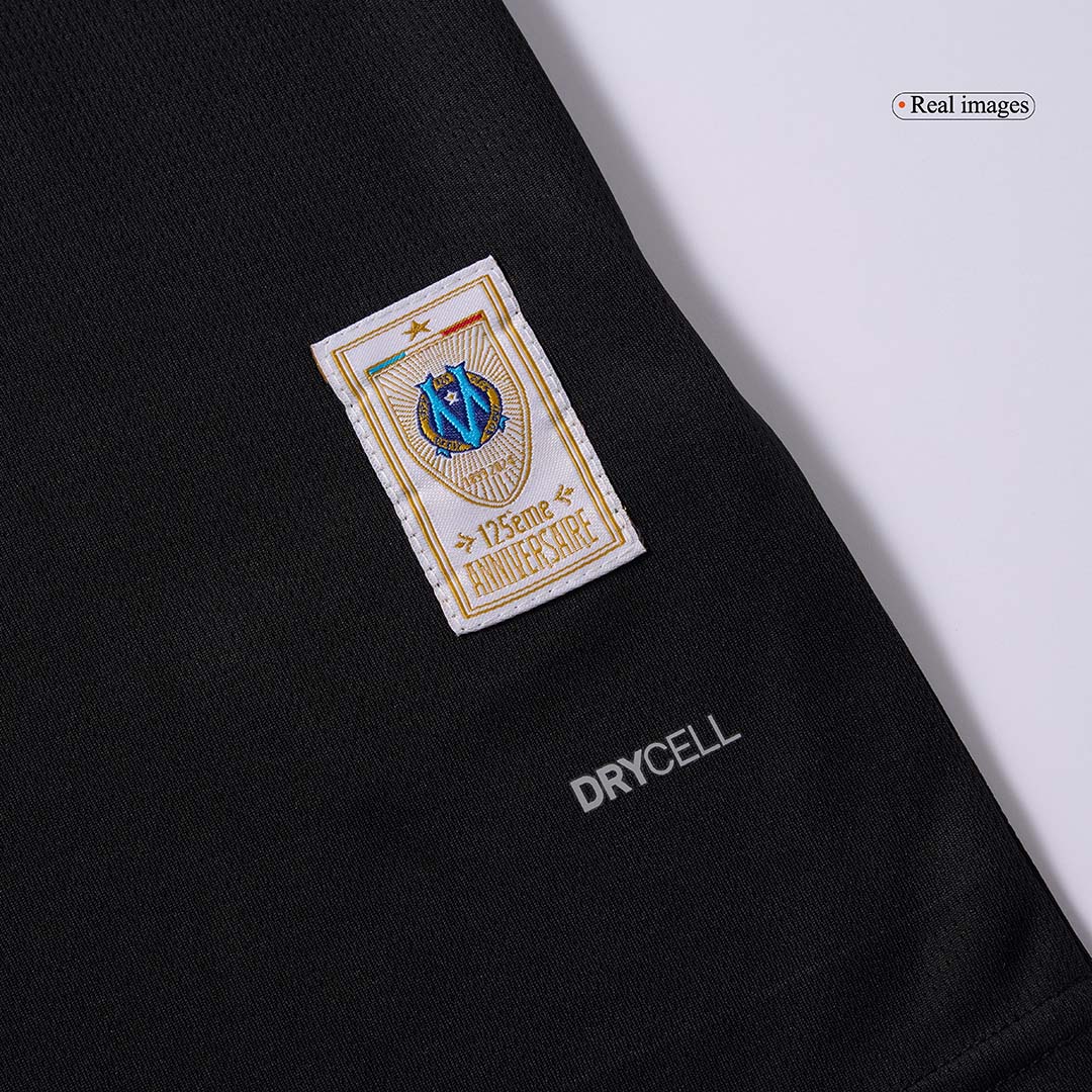 Marseille Goalkeeper Soccer Jersey Black - 125th Anniversary - gogoalshop