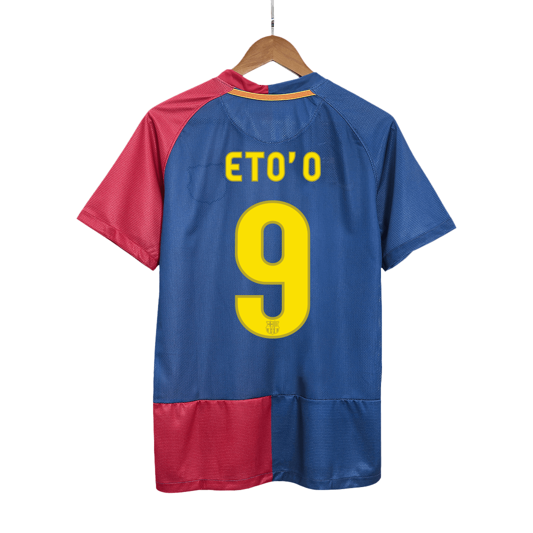 Retro Soccer Jersey A.INIESTA #8 Barcelona Home 2008/09 - UCL Final - gogoalshop