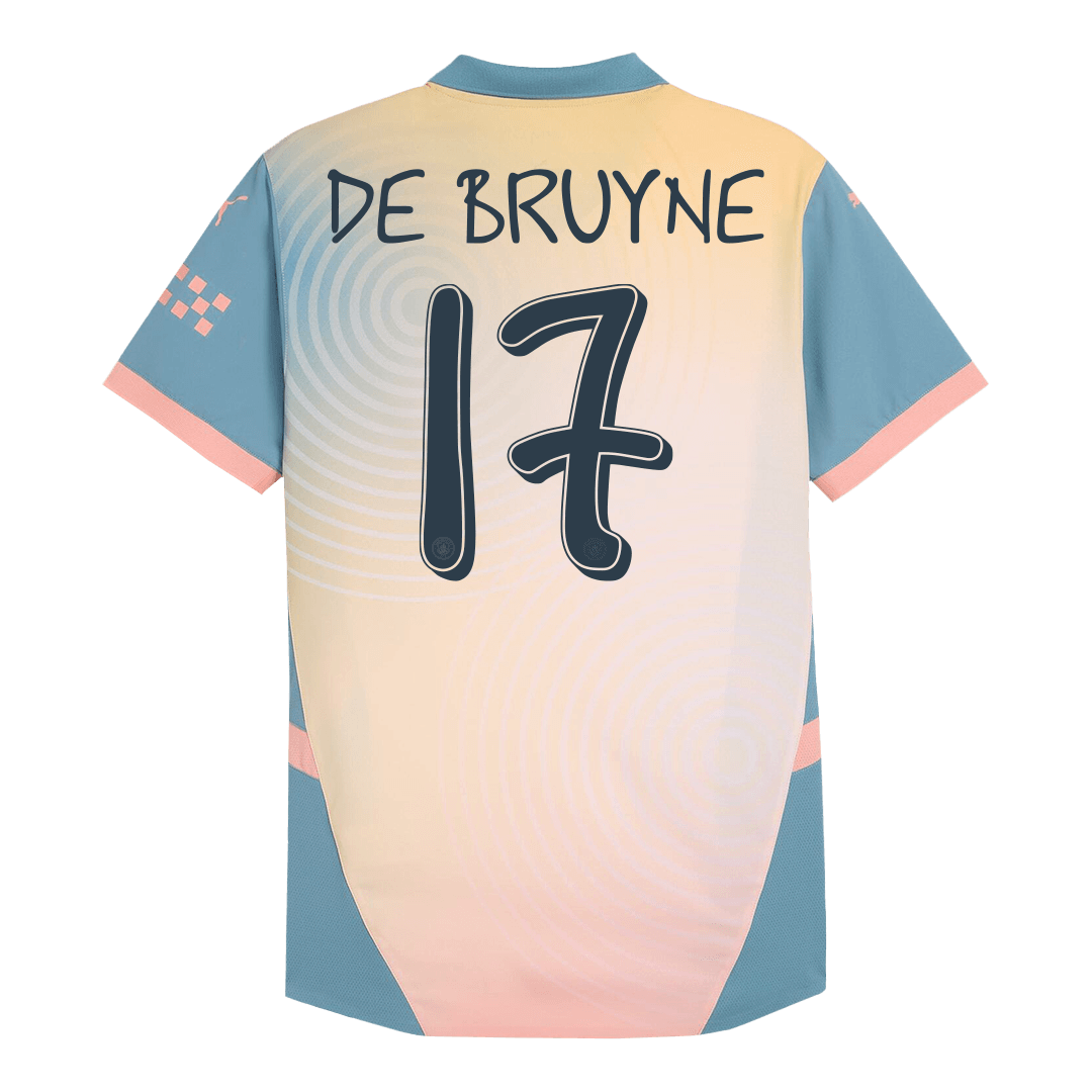 DE BRUYNE #17 Manchester City Fourth Away Player Version Jersey - gogoalshop