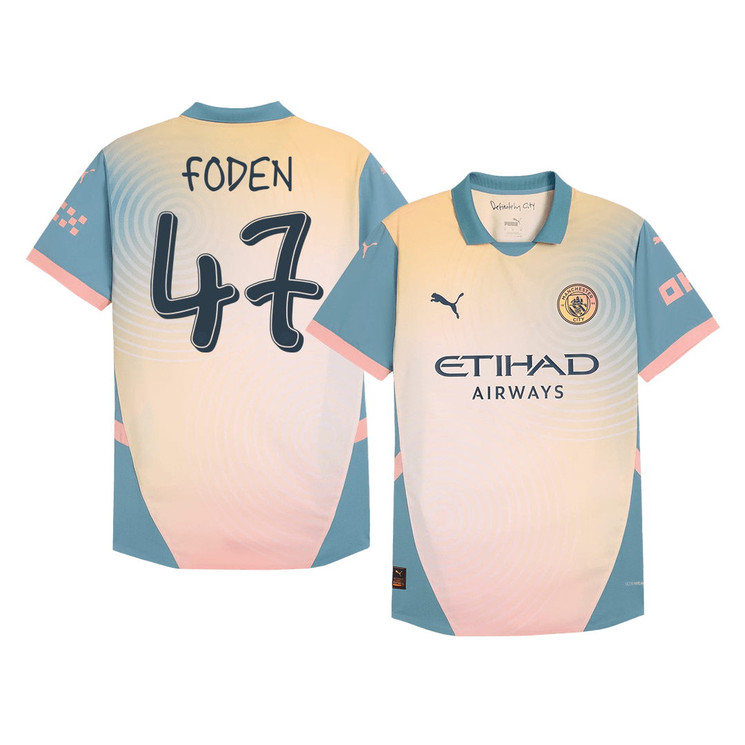 FODEN #47 Manchester City Fourth Away Player Version Jersey - gogoalshop