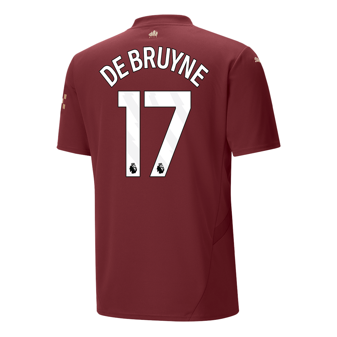 DE BRUYNE #17 Manchester City Third Away Soccer Jersey - gogoalshop