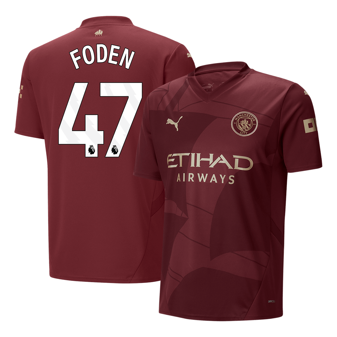 FODEN #47 Manchester City Third Away Soccer Jersey - gogoalshop