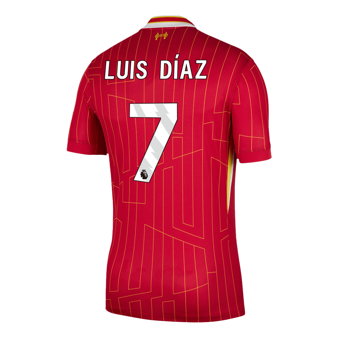 LUIS DÍAZ #7 Liverpool Home Soccer Jersey - gogoalshop
