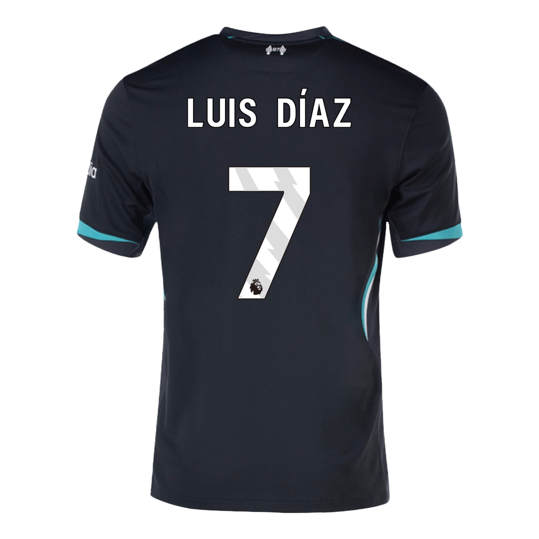 LUIS DÍAZ #7 Liverpool Away Soccer Jersey - gogoalshop