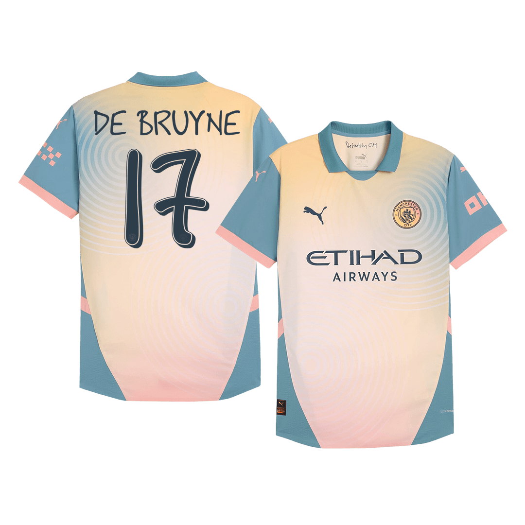 DE BRUYNE #17 Manchester City Fourth Away Player Version Jersey - gogoalshop