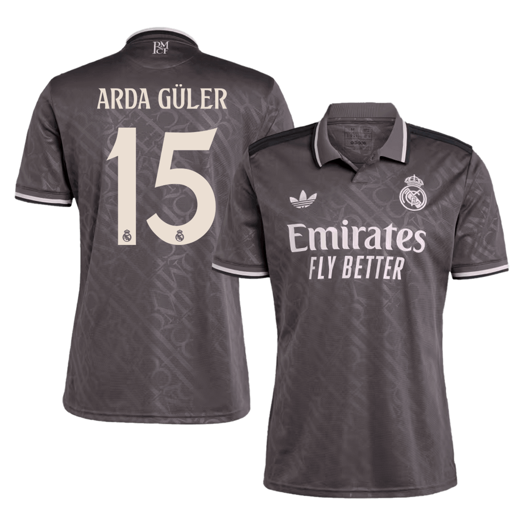 ARDA GÜLER #15 Real Madrid Third Away Soccer Jersey - gogoalshop