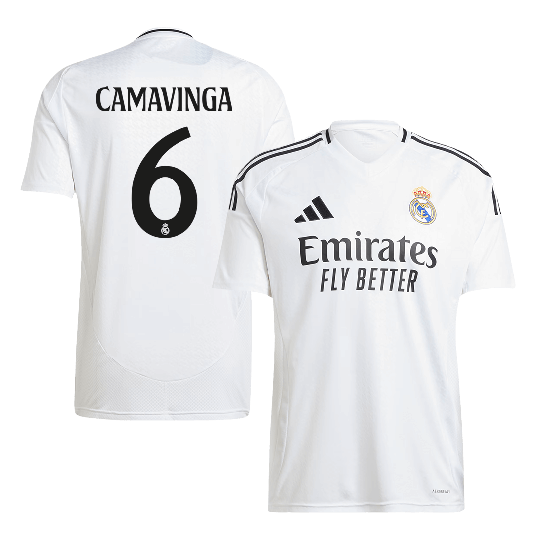 CAMAVINGA #6 Real Madrid Home Soccer Jersey - gogoalshop