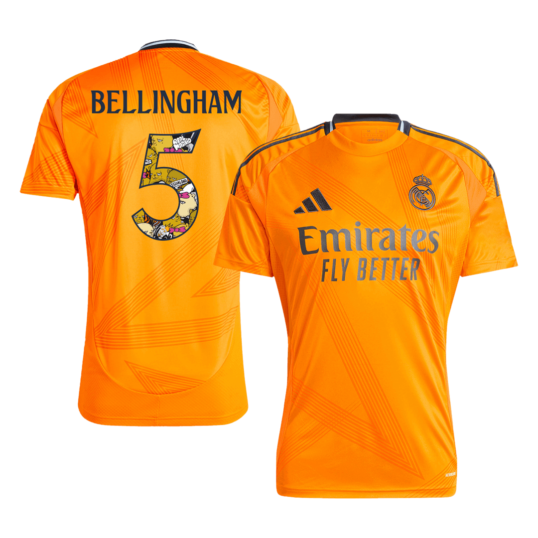 BELLINGHAM #5 Real Madrid Away Soccer Jersey - gogoalshop