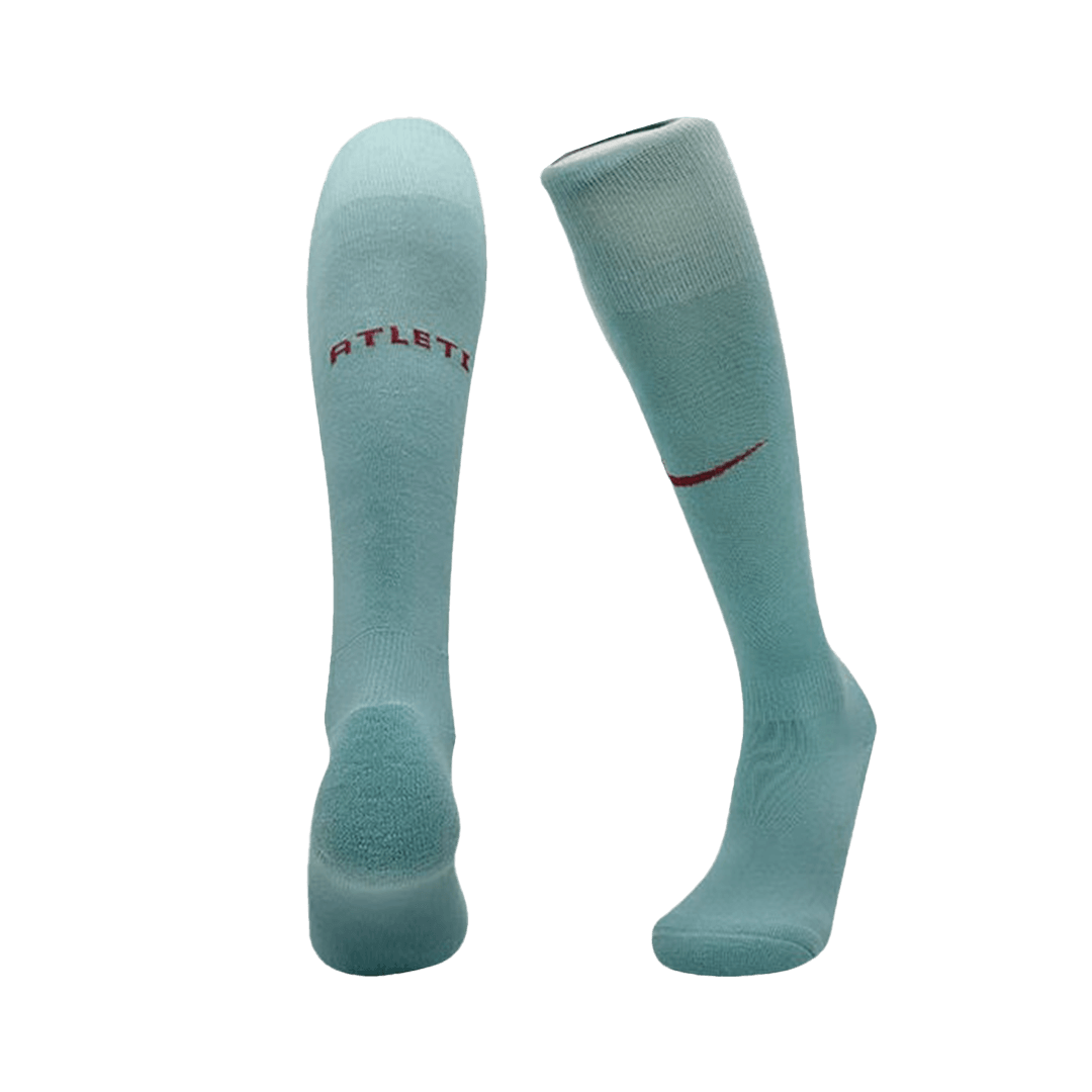 Atletico Madrid Away Kids Soccer Jerseys Full Kit - gogoalshop