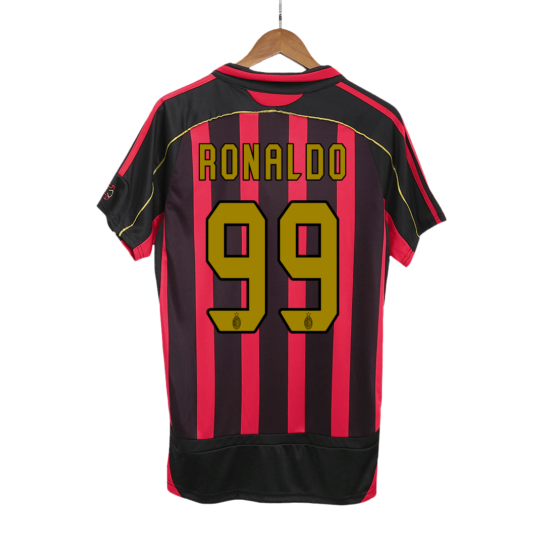 Retro Soccer Jersey RONALDO #99 AC Milan Home 2006/07 - gogoalshop