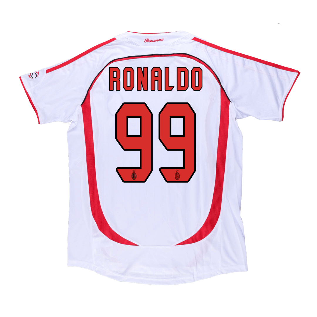 Retro Soccer Jersey RONALDO #99 AC Milan Away 2006/07 - gogoalshop