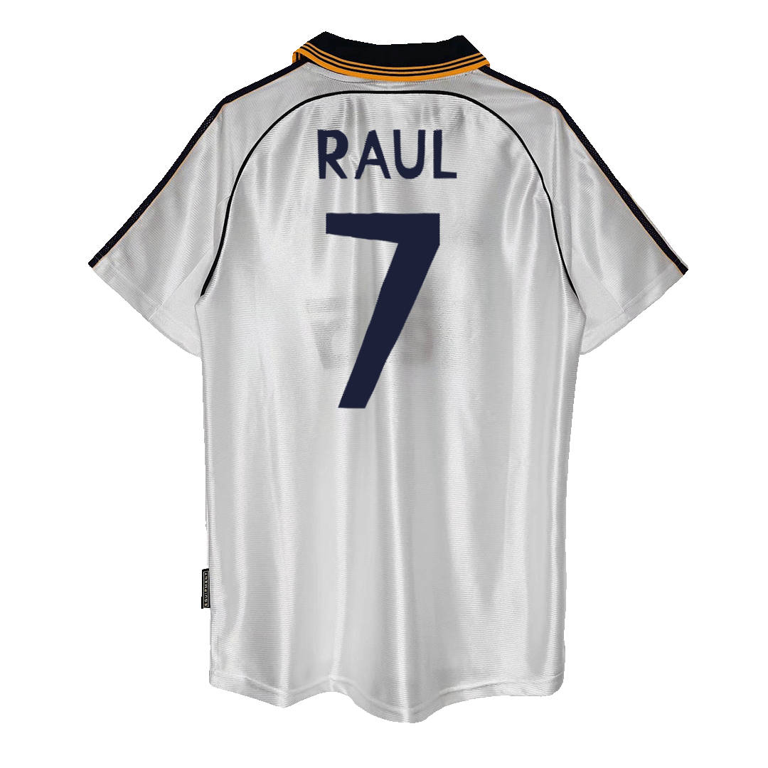 Retro Soccer Jersey RAUL #7 Real Madrid Home 1999/00 - gogoalshop