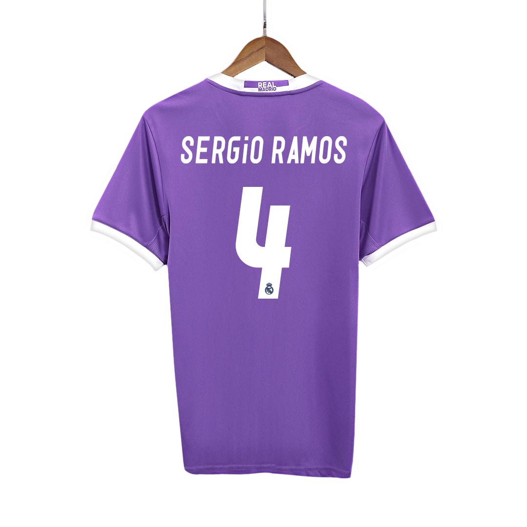 Retro Soccer Jersey SERGIO RAMOS #4 Real Madrid Away 2016/17 - gogoalshop