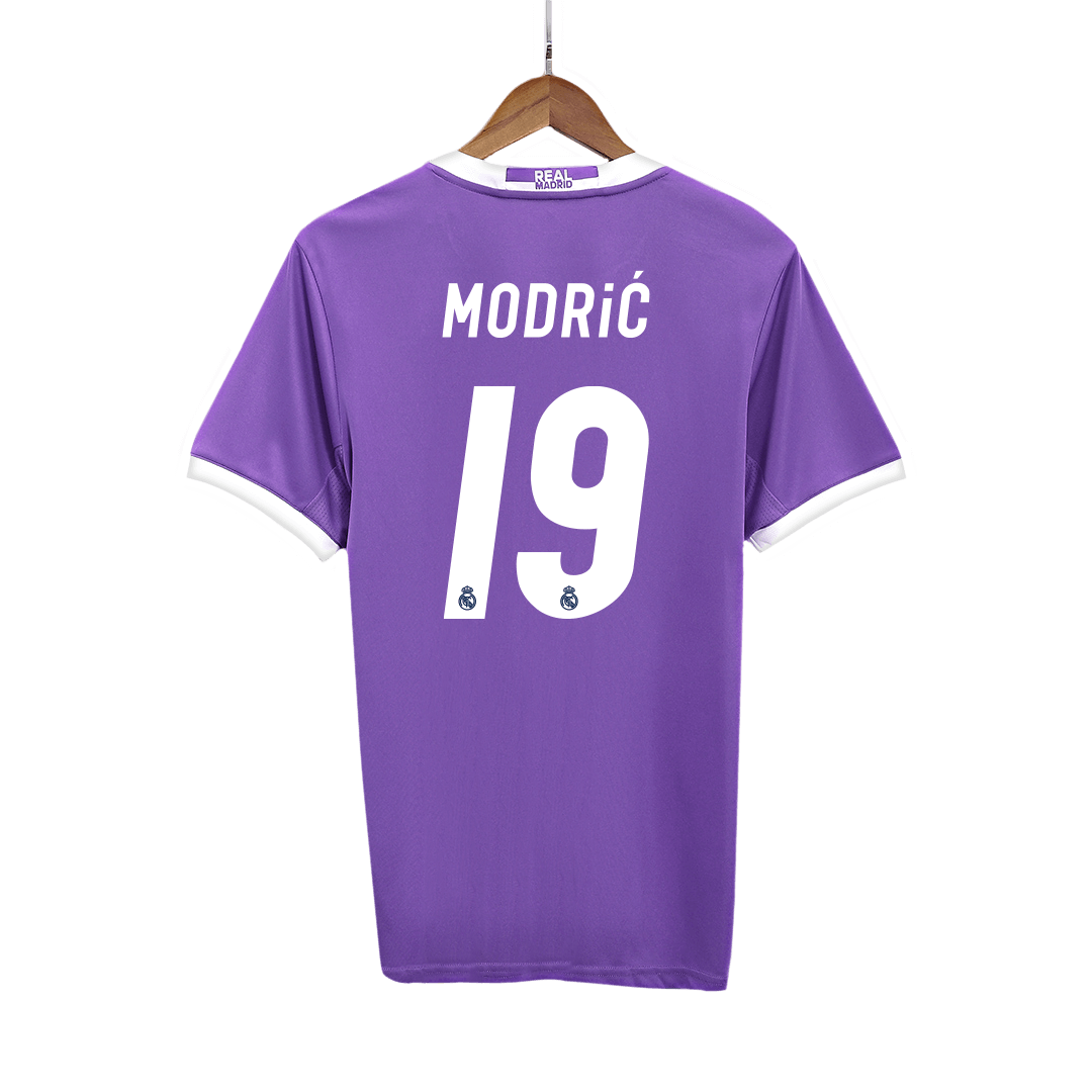 Retro Soccer Jersey MODRIĆ #19 Real Madrid Away 2016/17 - gogoalshop
