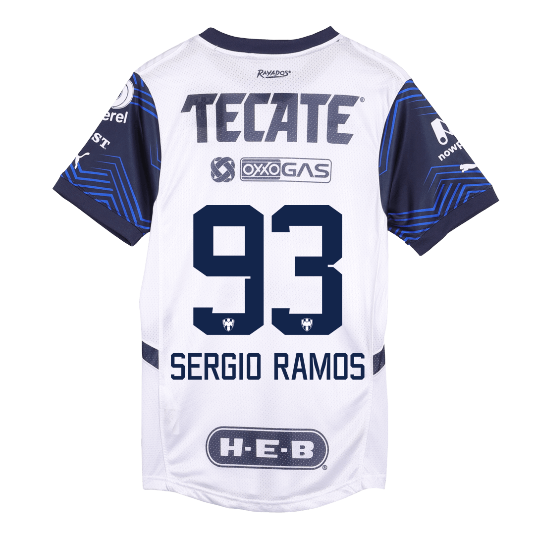 SERGIO RAMOS #93 Monterrey Away Authentic Soccer Jersey - gogoalshop