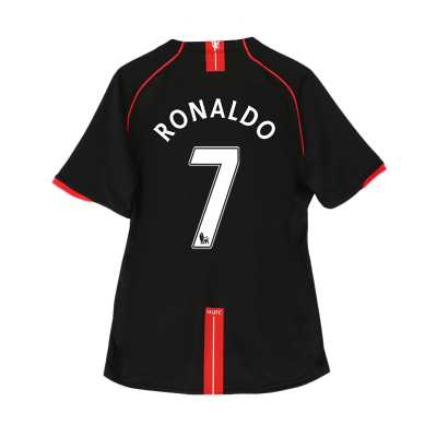 Retro Soccer Jersey RONALDO #7 Manchester United Away 2007/08 - gogoalshop