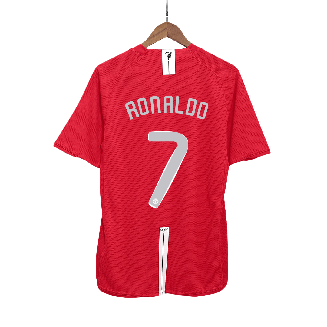 Retro Soccer Jersey RONALDO #7 Manchester United Home 2007/08 - UCL Final - gogoalshop
