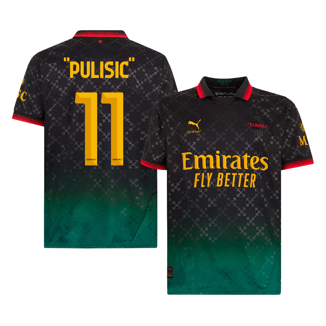 "PULISIC" #11 AC Milan Fourth Away Soccer Jersey - gogoalshop