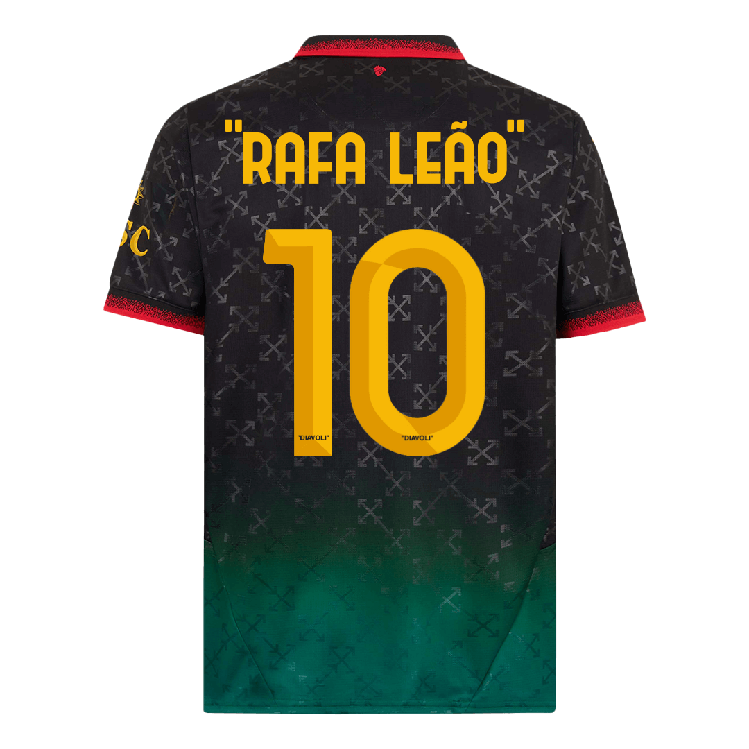 "RAFA LEÃO" #10 AC Milan Fourth Away Soccer Jersey - gogoalshop