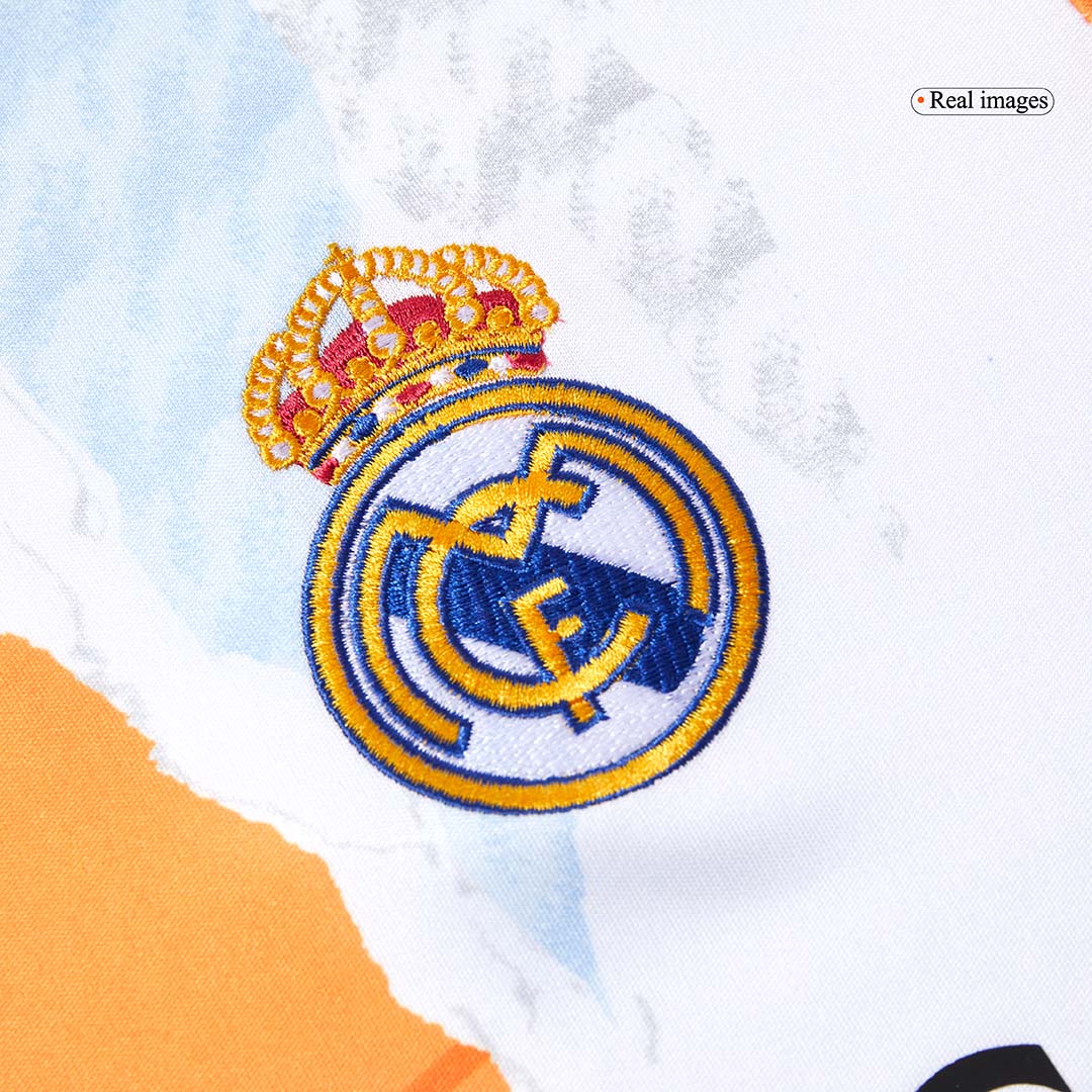 Real Madrid Pre-Match Soccer Jersey White - gogoalshop