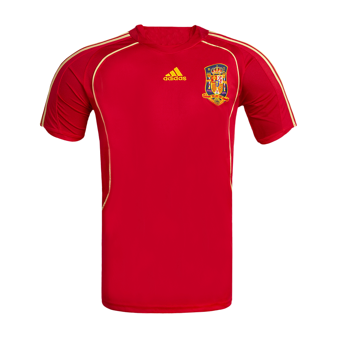 Retro Soccer Jersey Spain Home 2008 - gogoalshop