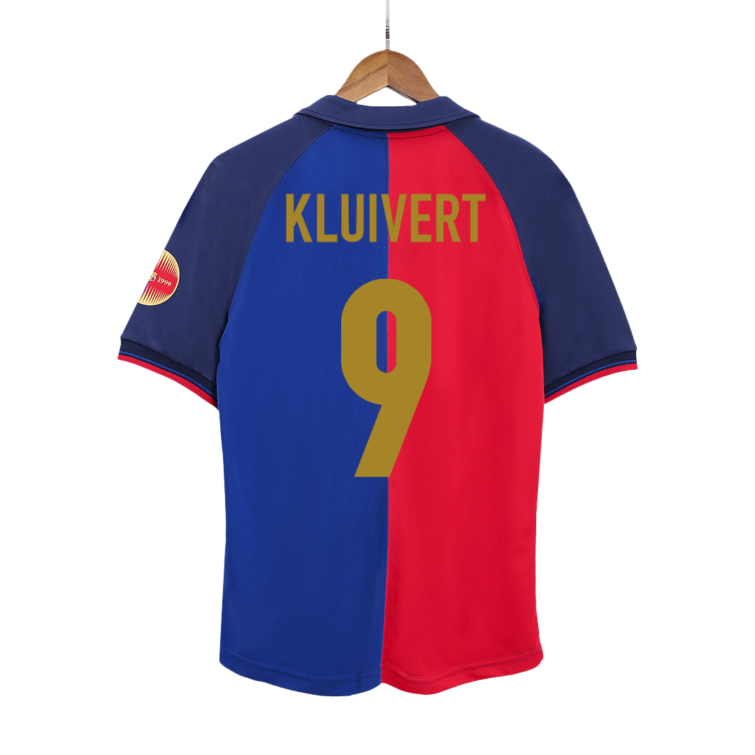 Retro Soccer Jersey KLUIVERT #9 Barcelona Home 1999/00 - gogoalshop