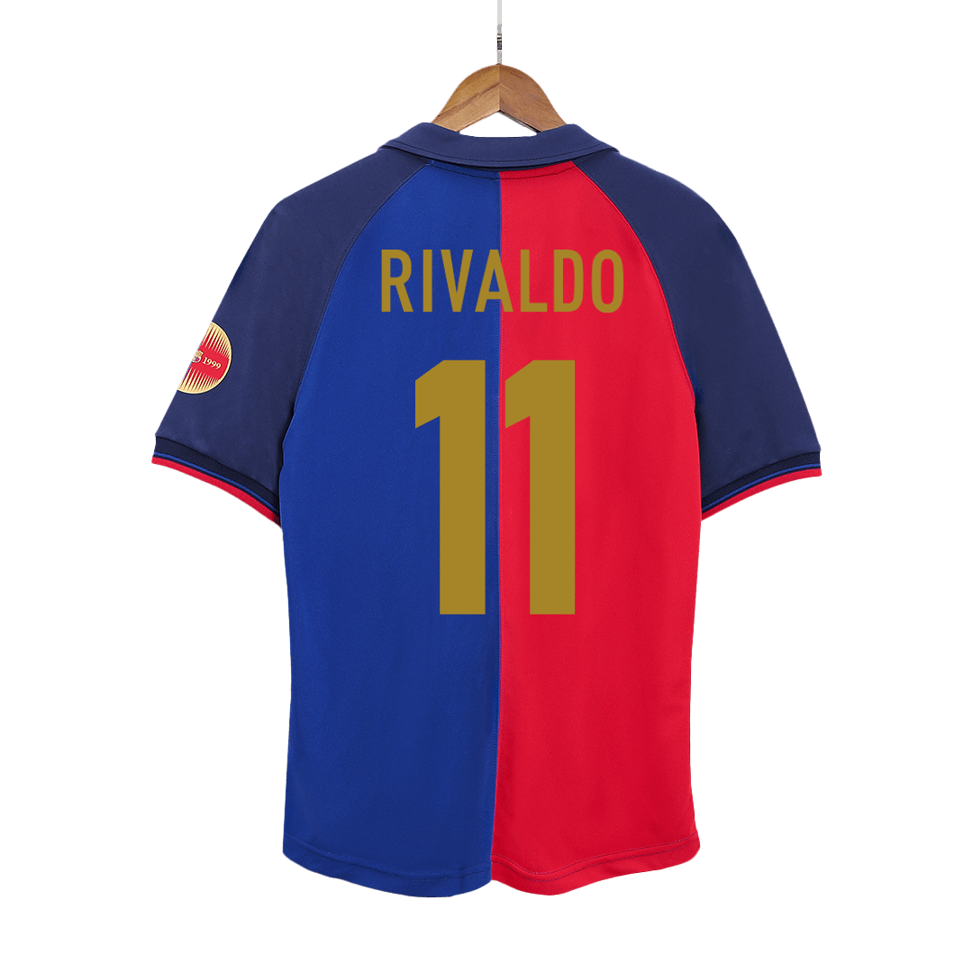Retro Soccer Jersey RIVALDO #11 Barcelona Home 1999/00 - gogoalshop