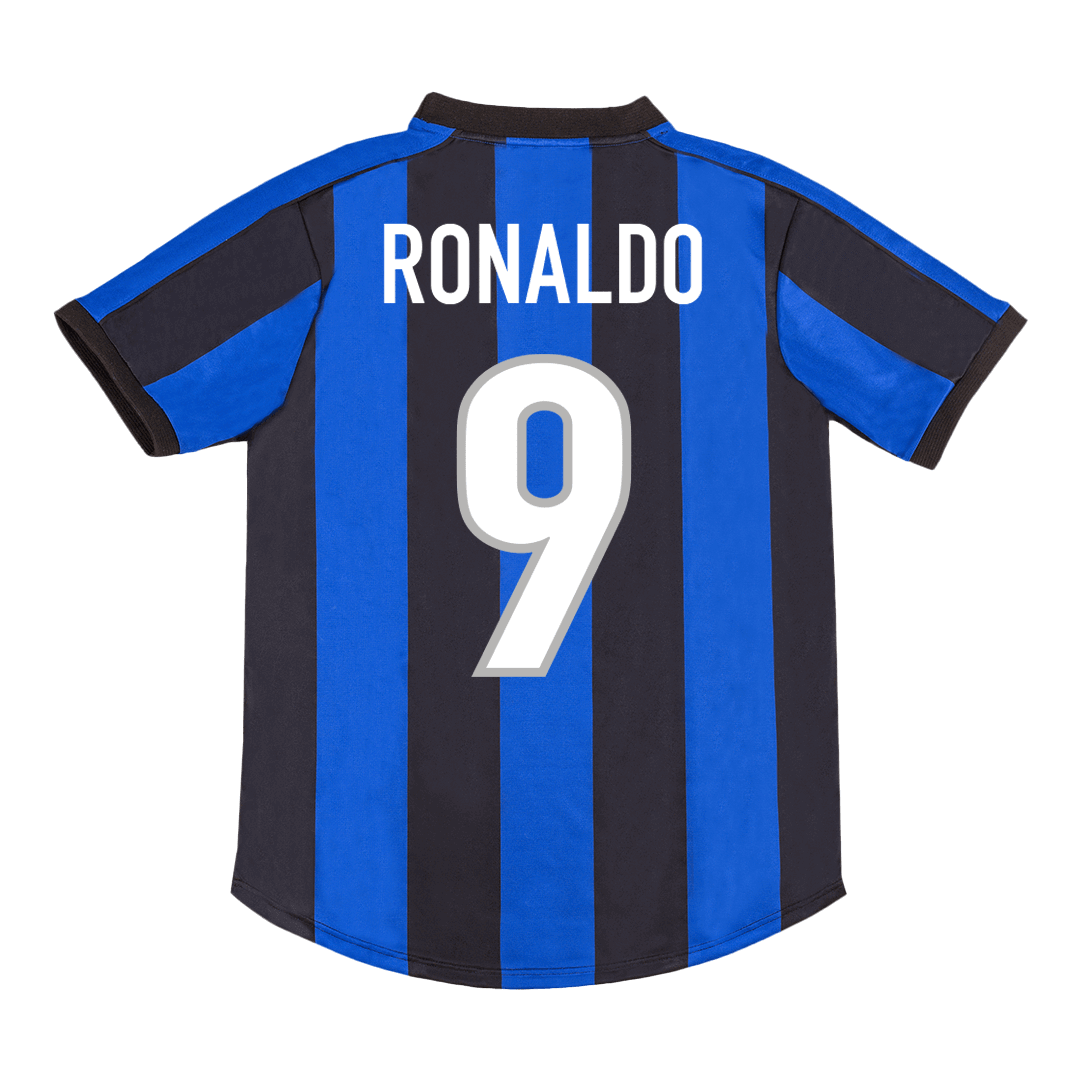 Retro Soccer Jersey RONALDO #9 Inter Milan Home 1999/00 - gogoalshop