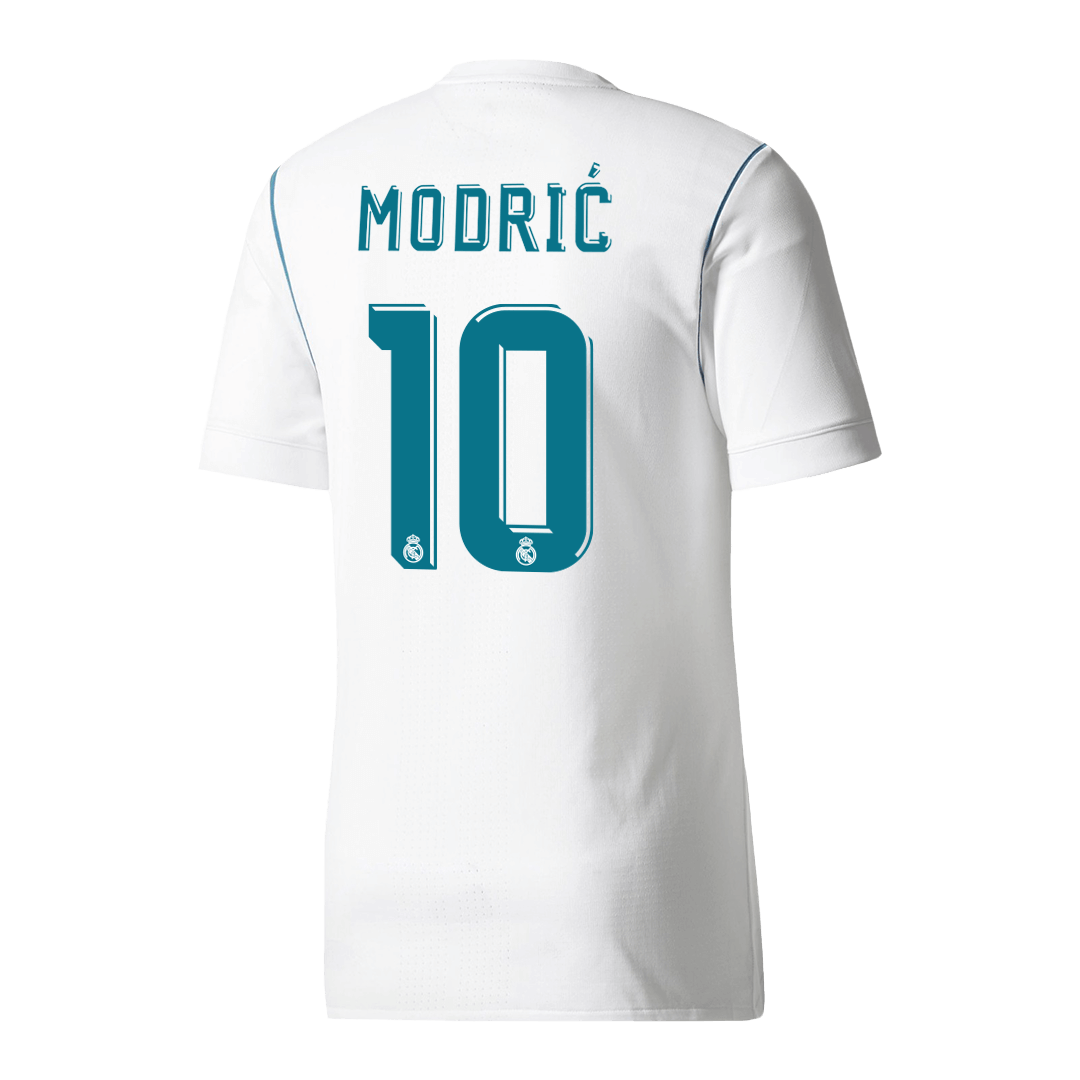 Retro Soccer Jersey MODRIĆ #10 Real Madrid Home 2017/18 - gogoalshop