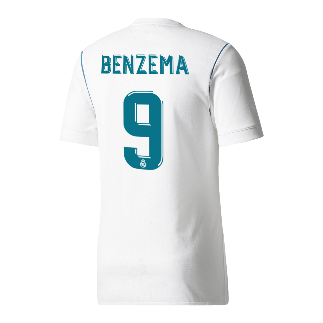 Retro Soccer Jersey BENZEMA #9 Real Madrid Home 2017/18 - gogoalshop