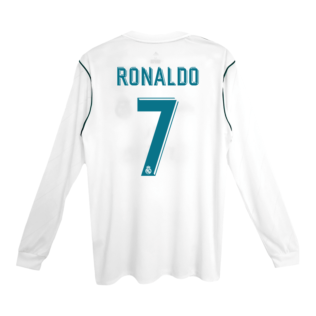 GW限定‼️Real Madrid Ronaldo 7 シャツ Mサイズ Vintage Soccer Jersey RONALDO #7 Real Madrid Home Long