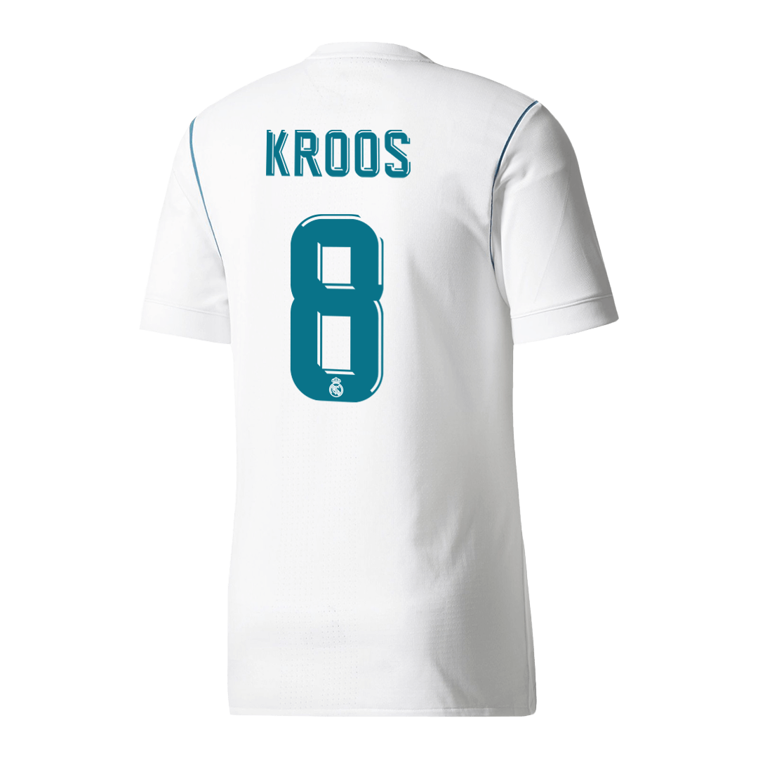 Retro Soccer Jersey KROOS #8 Real Madrid Home 2017/18 - gogoalshop