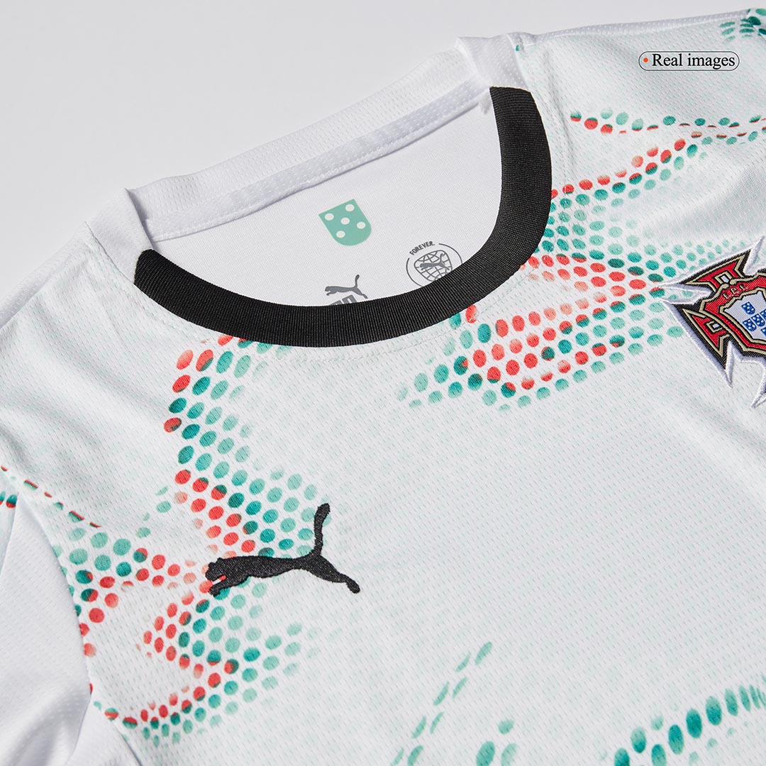 Portugal Away Kids Soccer Jerseys Kit 2025 - gogoalshop