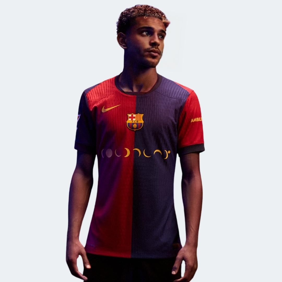 Barcelona Home Authentic Soccer Jersey - COLDPLAY - gogoalshop