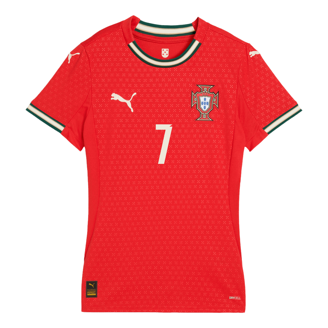 RONALDO #7 Women's Portugal Home Jersey 2025 - gogoalshop