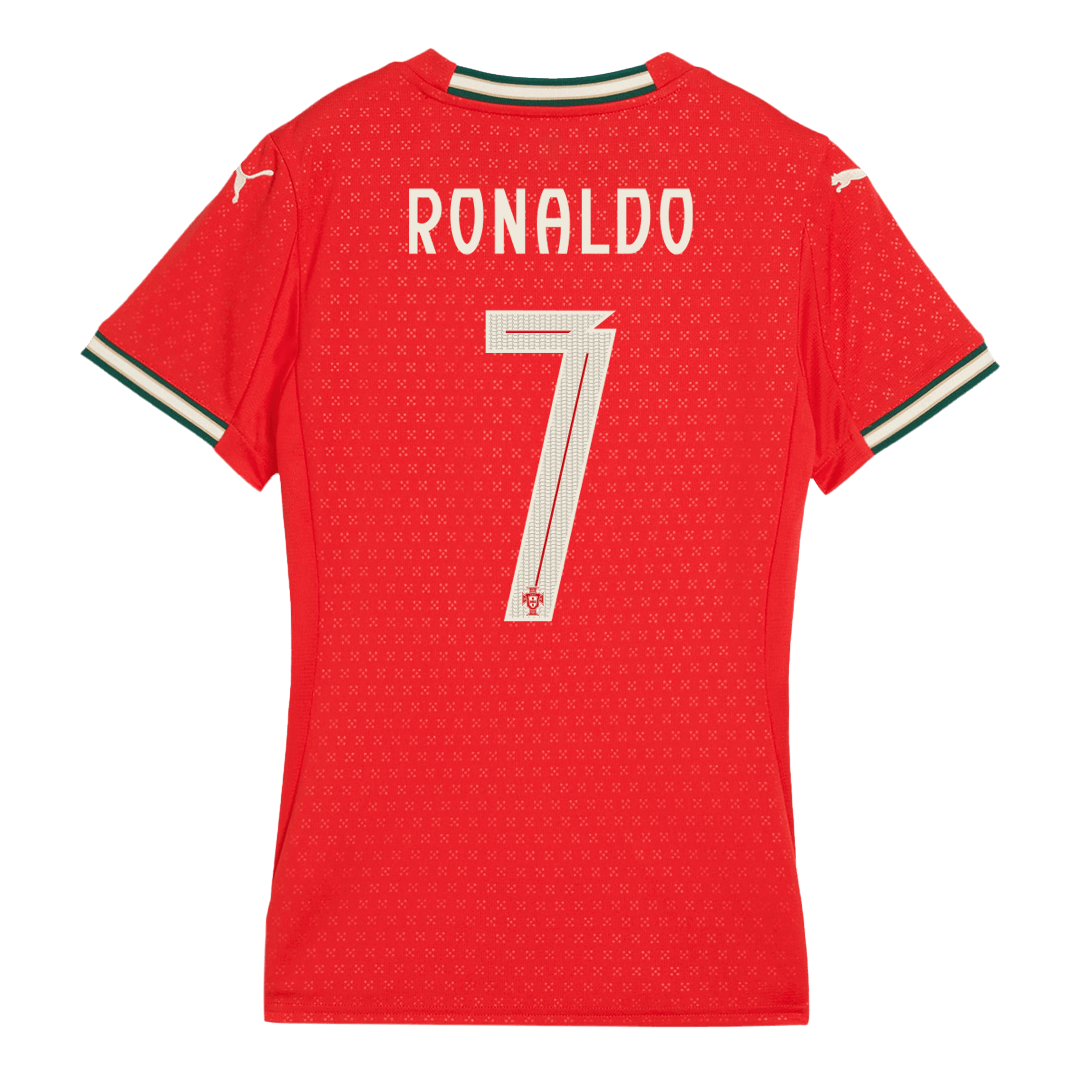 RONALDO #7 Women's Portugal Home Jersey 2025 - gogoalshop