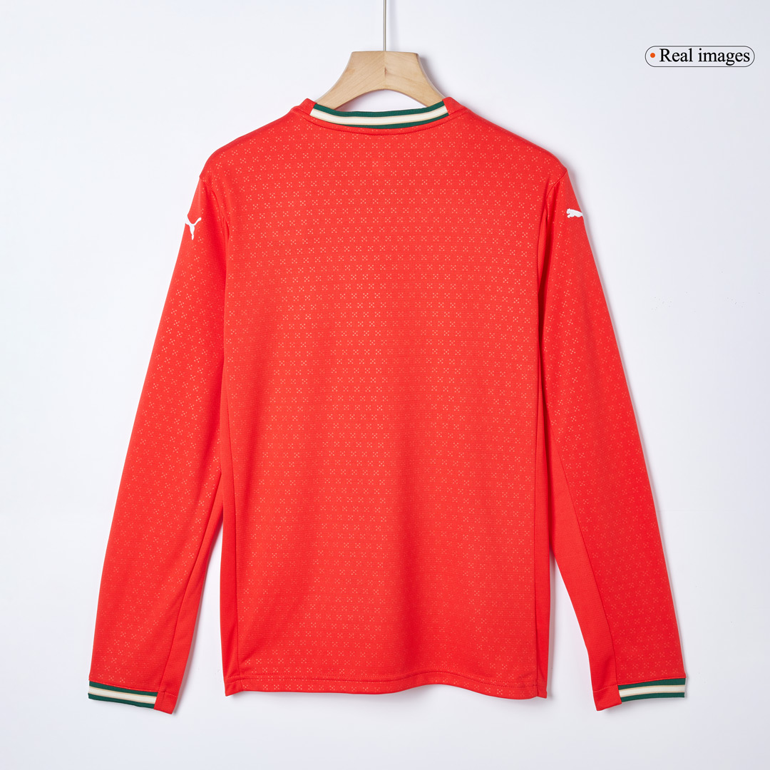 Portugal Home Long Sleeve Jersey 2025 - gogoalshop