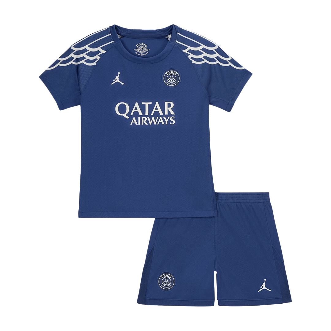 PSG Fourth Away Kids Soccer Jerseys Kit - gogoalshop