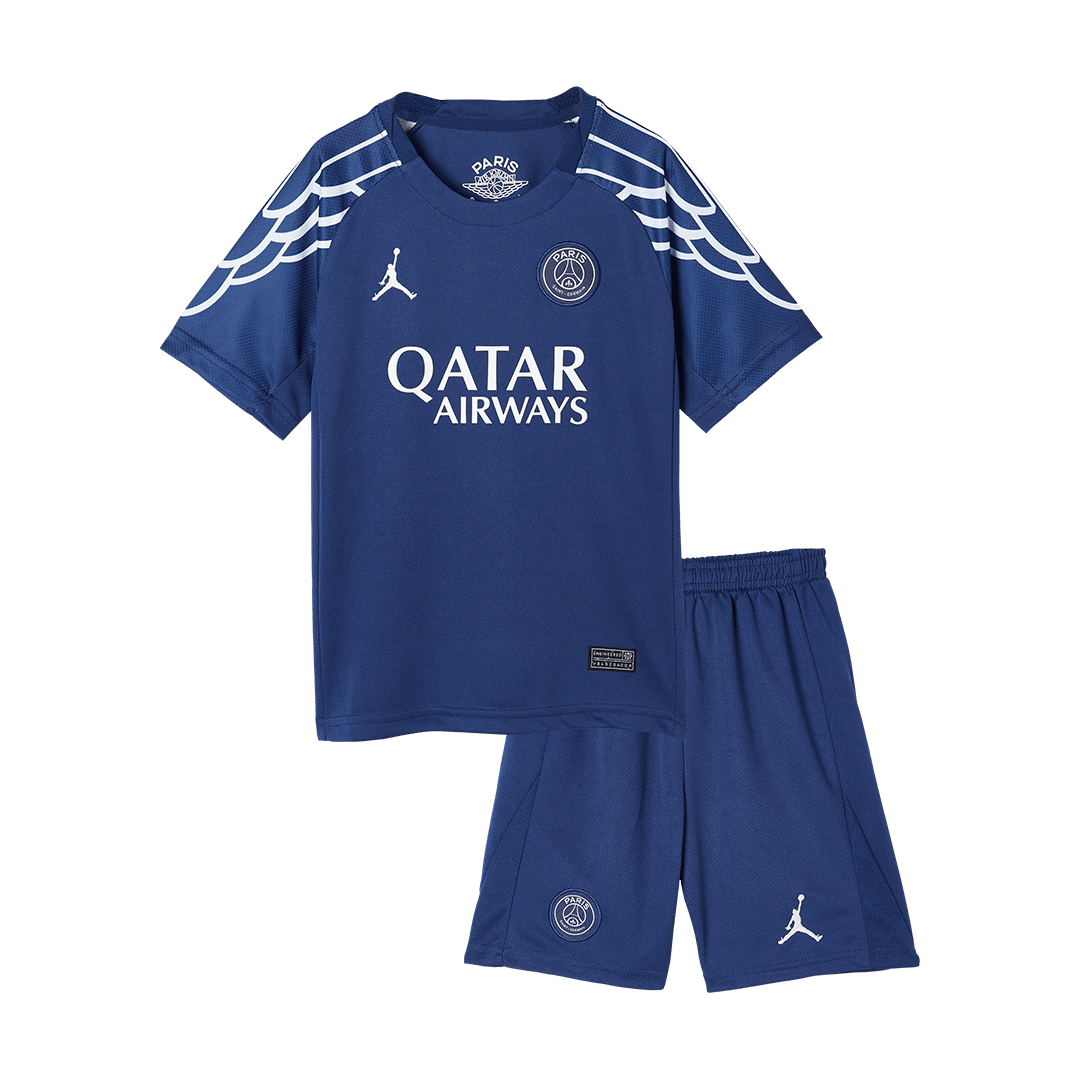 PSG Fourth Away Kids Soccer Jerseys Kit - gogoalshop